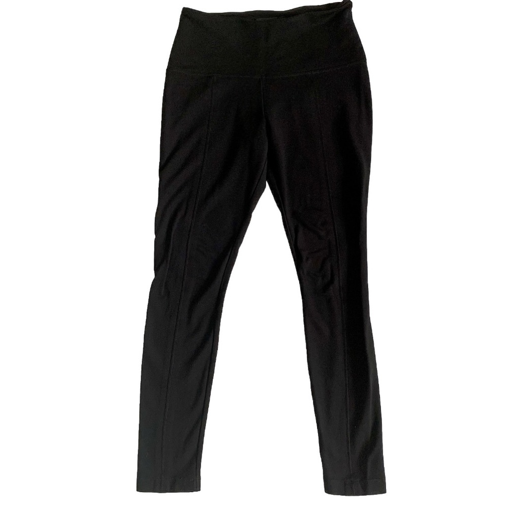 Lysse Center Seam Black Leggings Sz S
